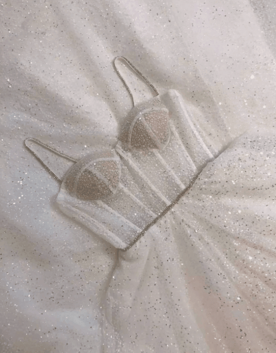 CHARLOTTE SHINY SEQUINED WEDDING DRESS - Image 9